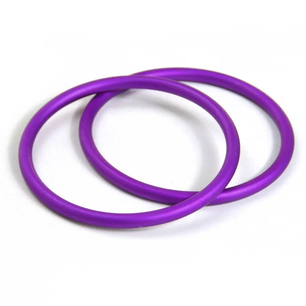 DIDYMOS Sling Rings, Pair Bronze - Woven Baby 63,5mm / Purple   Accessories > Add ons > Sling Rings    #