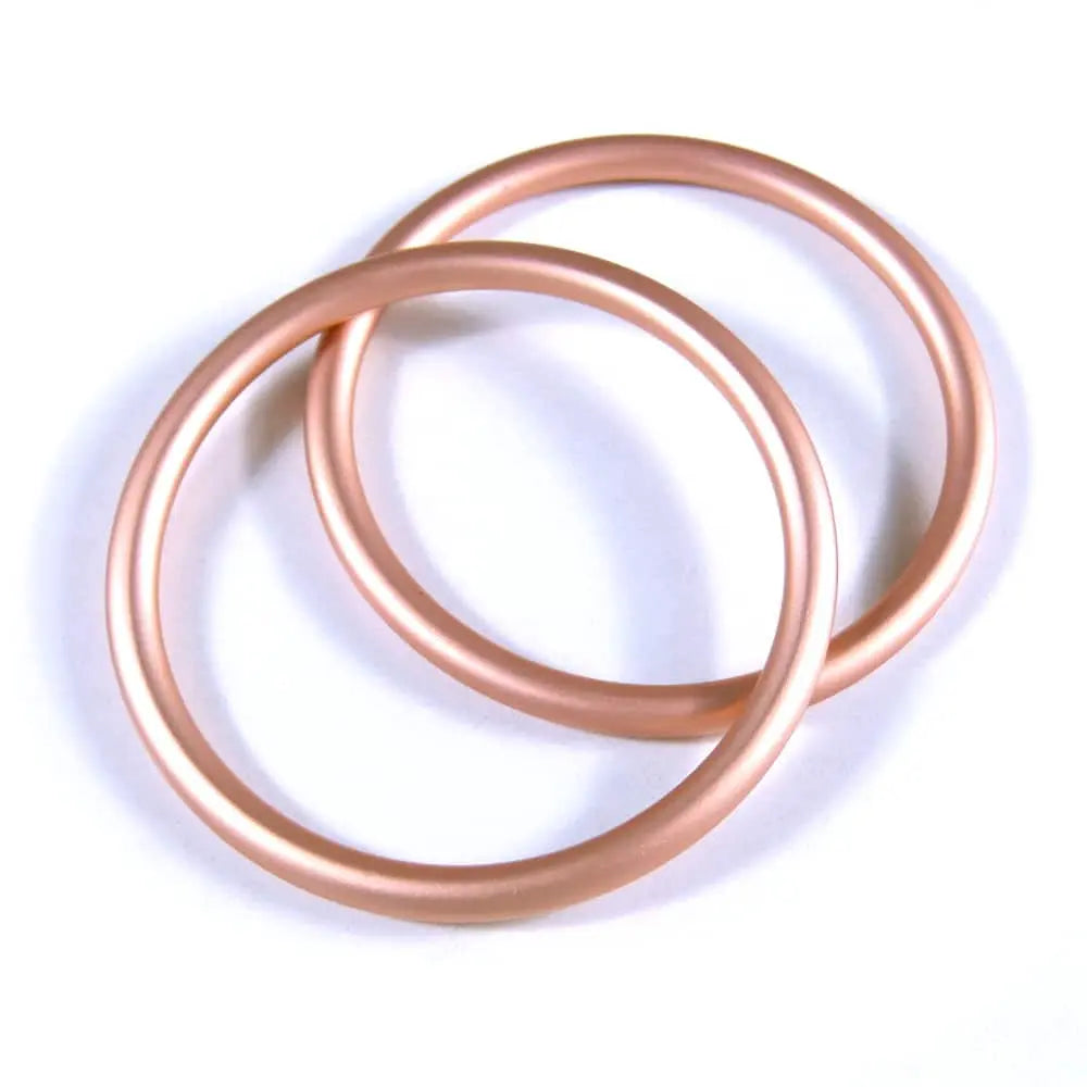DIDYMOS Sling Rings, Pair Bronze - Woven Baby 63,5mm / Rosé-Gold   Accessories > Add ons > Sling Rings    #