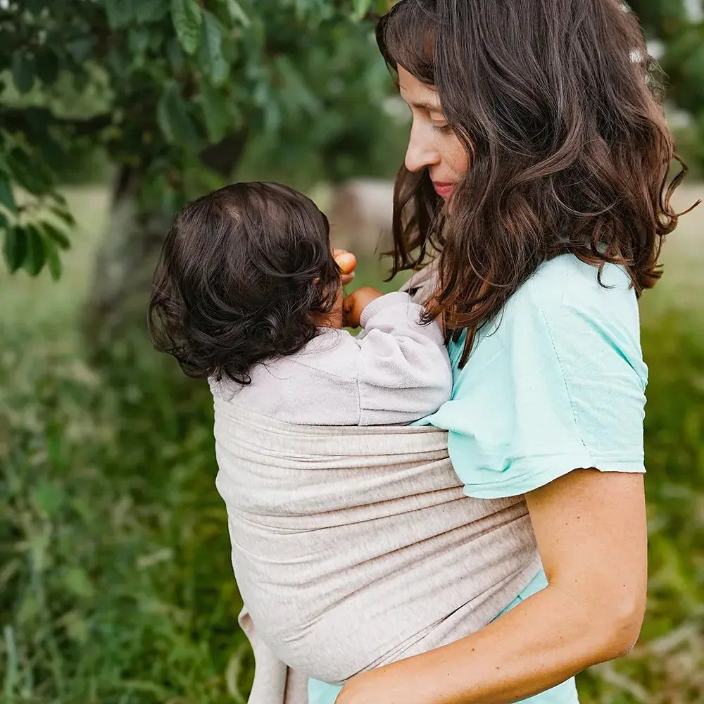 DIDYMOS DidySling Jersey Doubleface Melange - Woven Baby 1R / Jersey Doubleface Melange   Baby Wrap Slings > DidySling - Ring Sling    #
