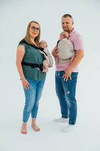 LennyTwin Carrier, broken-twill weave 100% cotton - PEANUT BUTTER - Woven Baby Standard   lenny_twin    #
