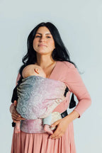 LennyHip Carrier (1/2 of LennyTwin Carrier), jacquard weave 100% cotton - WILD WINE - VINEYARD - Woven Baby Standard   lenny_hip    #