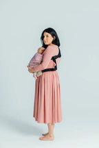 LennyHip Carrier (1/2 of LennyTwin Carrier), jacquard weave 100% cotton - WILD WINE - VINEYARD - Woven Baby Standard   lenny_hip    #