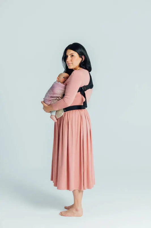 LennyHip Carrier (1/2 of LennyTwin Carrier), jacquard weave 100% cotton - WILD WINE - VINEYARD - Woven Baby Size - Standard   lenny_hip    #