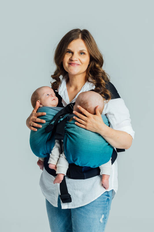 LennyTwin Carrier, broken-twill weave 100% cotton - AIRGLOW - Woven Baby Standard   lenny_twin    #