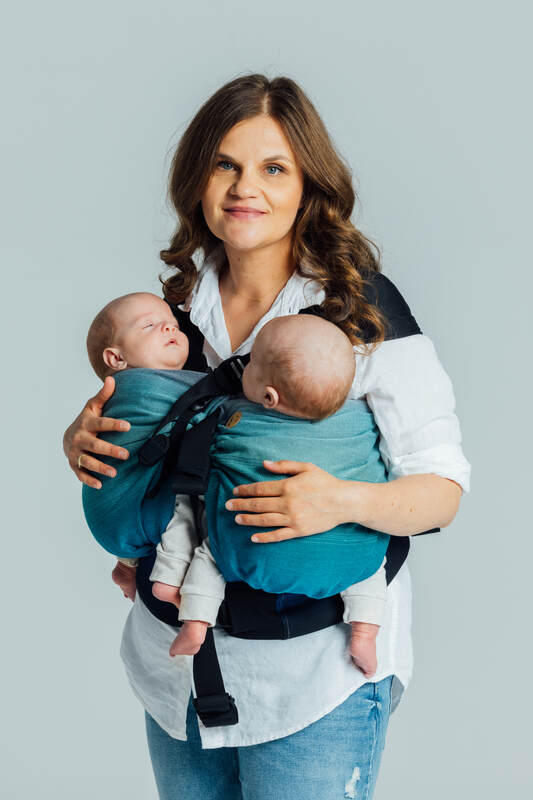 LennyTwin Carrier, broken-twill weave 100% cotton - AIRGLOW - Woven Baby Standard   lenny_twin    #
