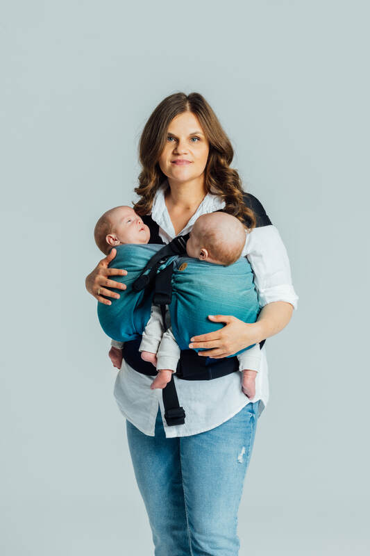 LennyTwin Carrier, broken-twill weave 100% cotton - AIRGLOW - Woven Baby Standard   lenny_twin    #