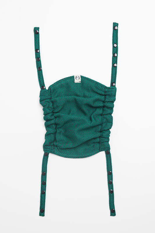 Carrier hood (100% cotton) - EMERALD - Woven Baby Default Title   baby_carrier_hoods    #