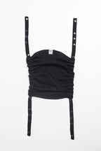 Carrier hood (100% cotton) -  LITTLE HERRINGBONE EBONY BLACK - Woven Baby Default Title   baby_carrier_hoods    #