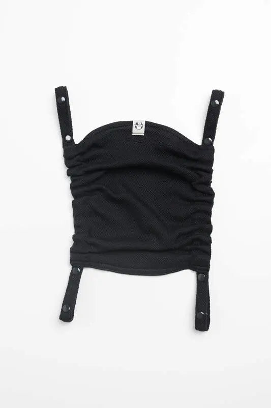 Baby carrier hood (100% cotton) -  LITTLE HERRINGBONE EBONY BLACK - Woven Baby Title - Default Title   baby_carrier_hoods    #