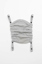Carrier hood (100% cotton) - LITTLE HERRINGBONE GREY - Woven Baby Default Title   baby_carrier_hoods    #
