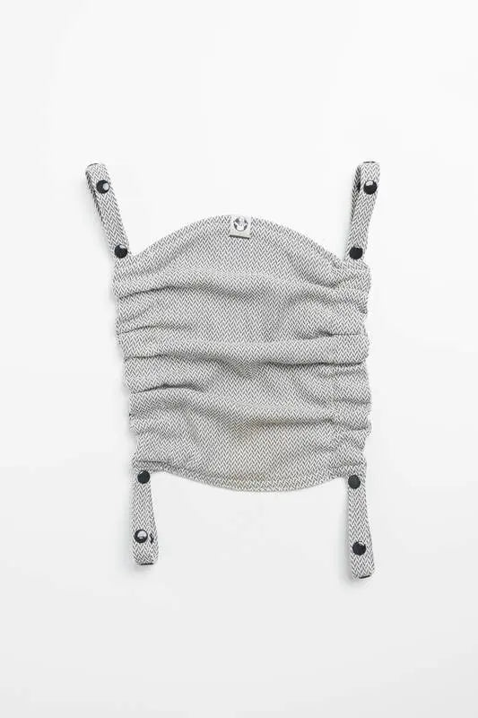 Baby carrier hood (100% cotton) - LITTLE HERRINGBONE GREY - Woven Baby Title - Default Title   baby_carrier_hoods    #