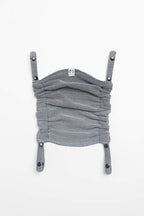 Carrier hood (100% cotton) - LITTLE HERRINGBONE OMBRE GREY - Woven Baby Default Title   baby_carrier_hoods    #