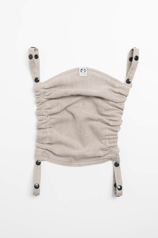 Carrier hood (100% cotton) - PEANUT BUTTER - Woven Baby Default Title   baby_carrier_hoods    #