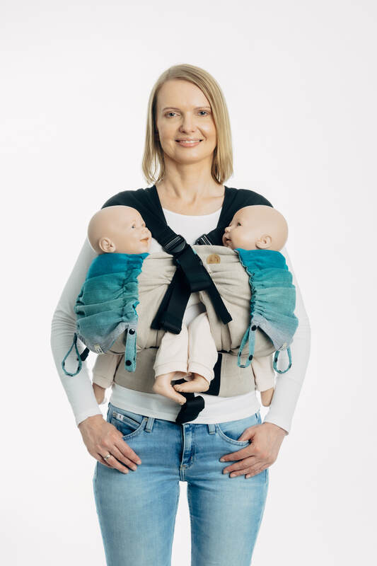 Carrier hood (100% cotton) - AIRGLOW - Woven Baby Default Title   baby_carrier_hoods    #