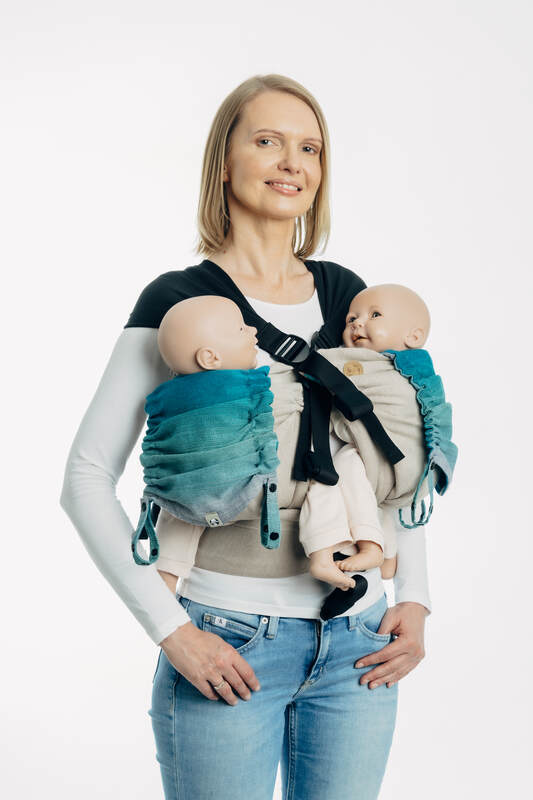 Carrier hood (100% cotton) - AIRGLOW - Woven Baby Default Title   baby_carrier_hoods    #