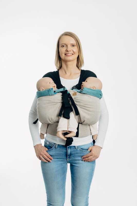 Carrier hood (100% cotton) - AIRGLOW - Woven Baby Default Title   baby_carrier_hoods    #