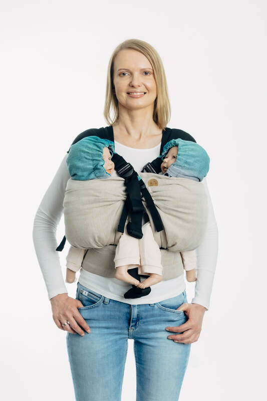 Carrier hood (100% cotton) - AIRGLOW - Woven Baby Default Title   baby_carrier_hoods    #