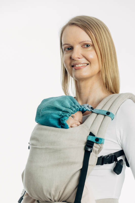 Carrier hood (100% cotton) - AIRGLOW - Woven Baby Default Title   baby_carrier_hoods    #
