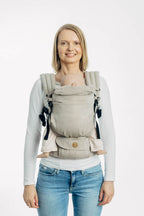 Carrier hood (100% cotton) - PEANUT BUTTER - Woven Baby Default Title   baby_carrier_hoods    #