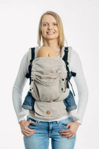 Carrier hood (100% cotton) - PEANUT BUTTER - Woven Baby Default Title   baby_carrier_hoods    #
