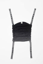 Carrier hood (100% cotton) - LITTLE HERRINGBONE OMBRE GREY - Woven Baby Default Title   baby_carrier_hoods    #