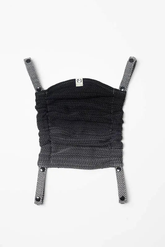 Baby carrier hood (100% cotton) - LITTLE HERRINGBONE OMBRE GREY - Woven Baby Title - Default Title   baby_carrier_hoods    #