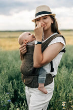 LennyLight Carrier, chevron weave, 100% linen - ARROW - WOOD - Woven Baby Standard   lenny_light    #