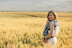 LennyLight Carrier, chevron weave, 100% linen - ARROW - WAVE - Woven Baby Standard   lenny_light    #