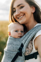 LennyLight Carrier, chevron weave, 100% linen - ARROW - WAVE - Woven Baby Standard   lenny_light    #
