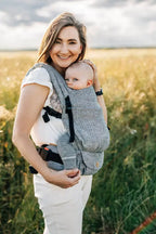 LennyLight Carrier, chevron weave, 100% linen - ARROW - WAVE - Woven Baby Standard   lenny_light    #