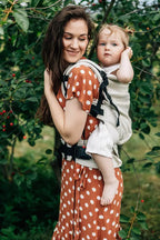 LennyPreschool Carrier, jacquard weave 100% linen - ARROW - WHISPER - Woven Baby Preschool   lenny_preschool    #