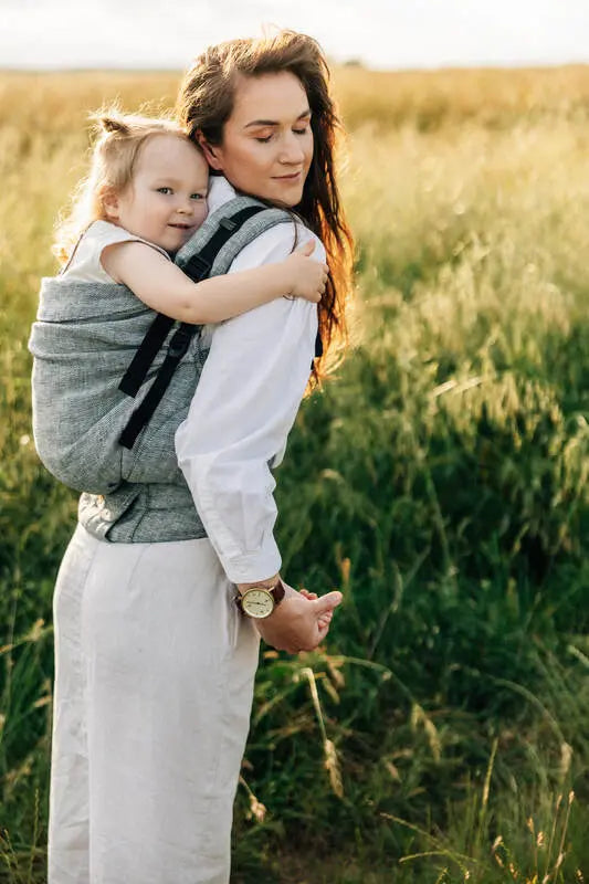 LennyPreschool Carrier, jacquard weave 100% linen - ARROW - WAVE - Woven Baby Preschool   lenny_preschool    #