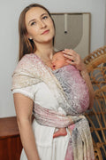 Baby Wrap, Jacquard Weave (100% cotton) - WILD WINE - VINEYARD