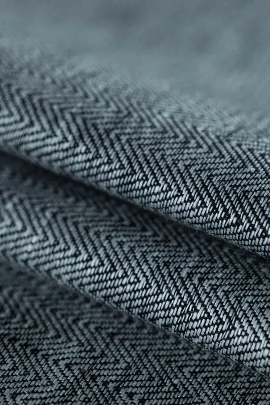Baby Wrap, chevron weave (100% linen) - ARROW - WAVE - Woven Baby XS - 4   long_woven_wraps    #