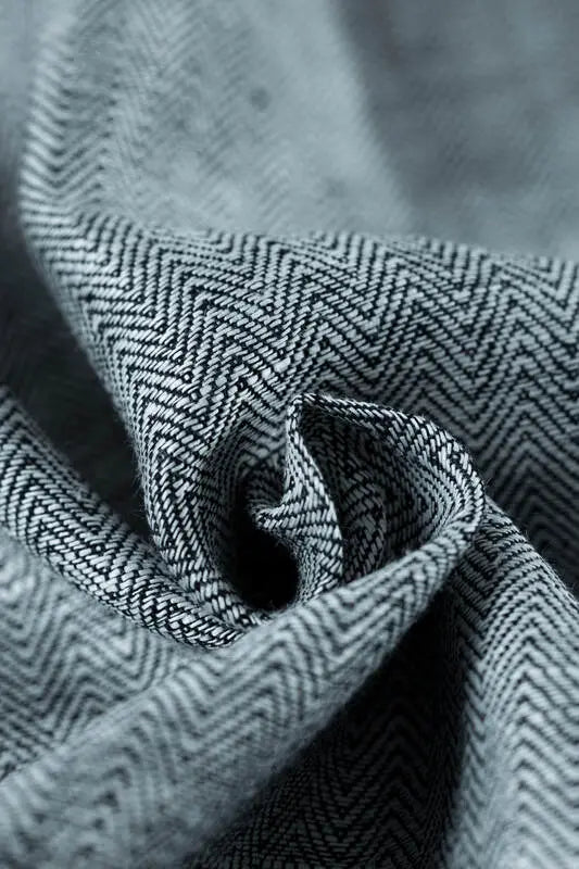 Ring Sling, Chevron Weave, with gathered shoulder (100% linen) - ARROW - WAVE - standard 1.8m - Woven Baby    ring_slings    #