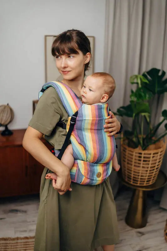 LennyLight Carrier, broken-twill weave 100% cotton - LUNA - Woven Baby Size - Standard   lenny_light    #