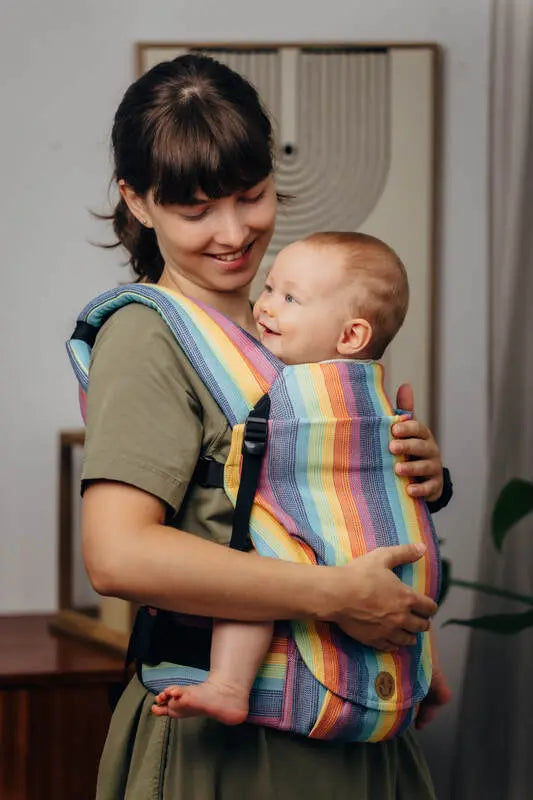 LennyLight Carrier, broken-twill weave 100% cotton - LUNA - Woven Baby Size - Standard   lenny_light    #