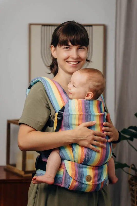 LennyLight Carrier, broken-twill weave 100% cotton - LUNA - Woven Baby Size - Standard   lenny_light    #
