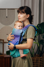 LennyLight Carrier, jacquard weave 100% cotton - PEACOCK’S TAIL - FANTASY - Woven Baby Standard   lenny_light    #
