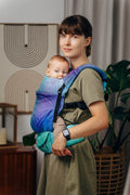 LennyLight Carrier, jacquard weave 100% cotton - PEACOCK’S TAIL - FANTASY - Woven Baby Standard   lenny_light    #