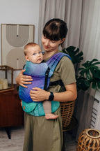 LennyLight Carrier, jacquard weave 100% cotton - PEACOCK’S TAIL - FANTASY - Woven Baby Standard   lenny_light    #