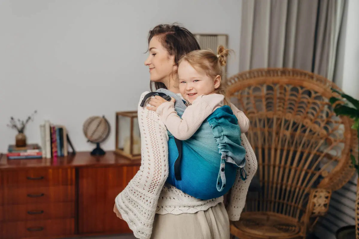 Lenny Buckle Onbuhimo PRO baby carrier, broken-twill weave (100% cotton) - AIRGLOW - Woven Baby Size - Preschool-Size - Standard-Size - Toddler   buckle_onbu_pro_carriers    #