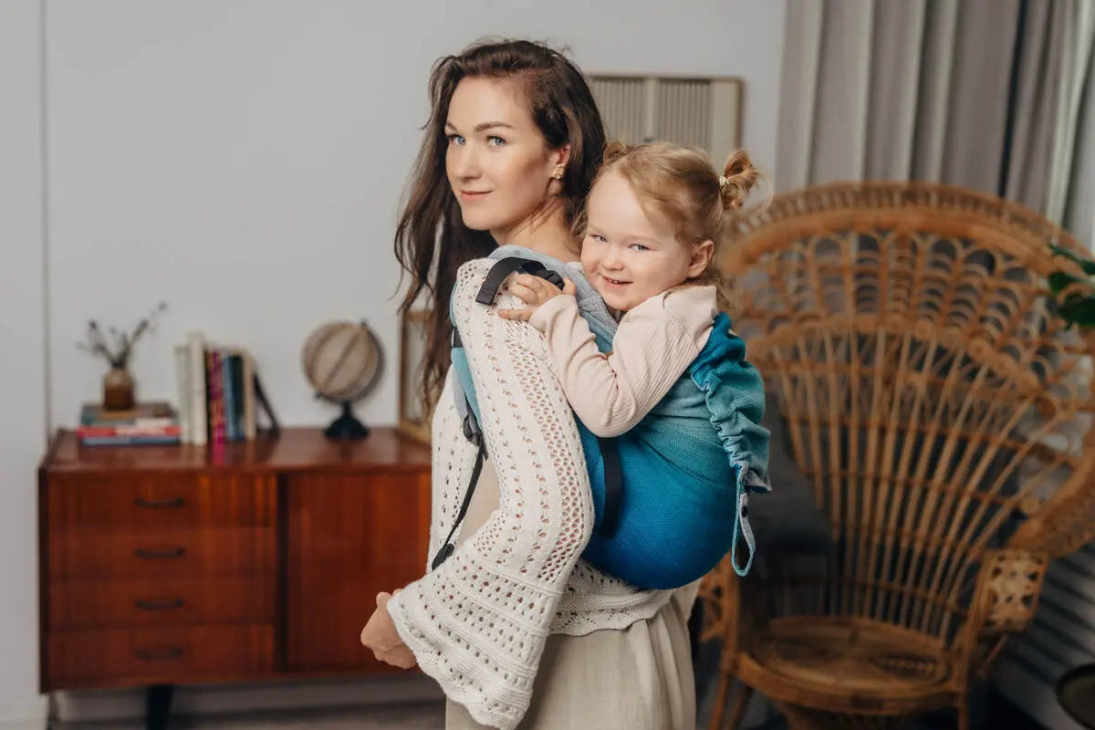 Lenny Buckle Onbuhimo PRO baby carrier, broken-twill weave (100% cotton) - AIRGLOW - Woven Baby Size - Preschool-Size - Standard-Size - Toddler   buckle_onbu_pro_carriers    #