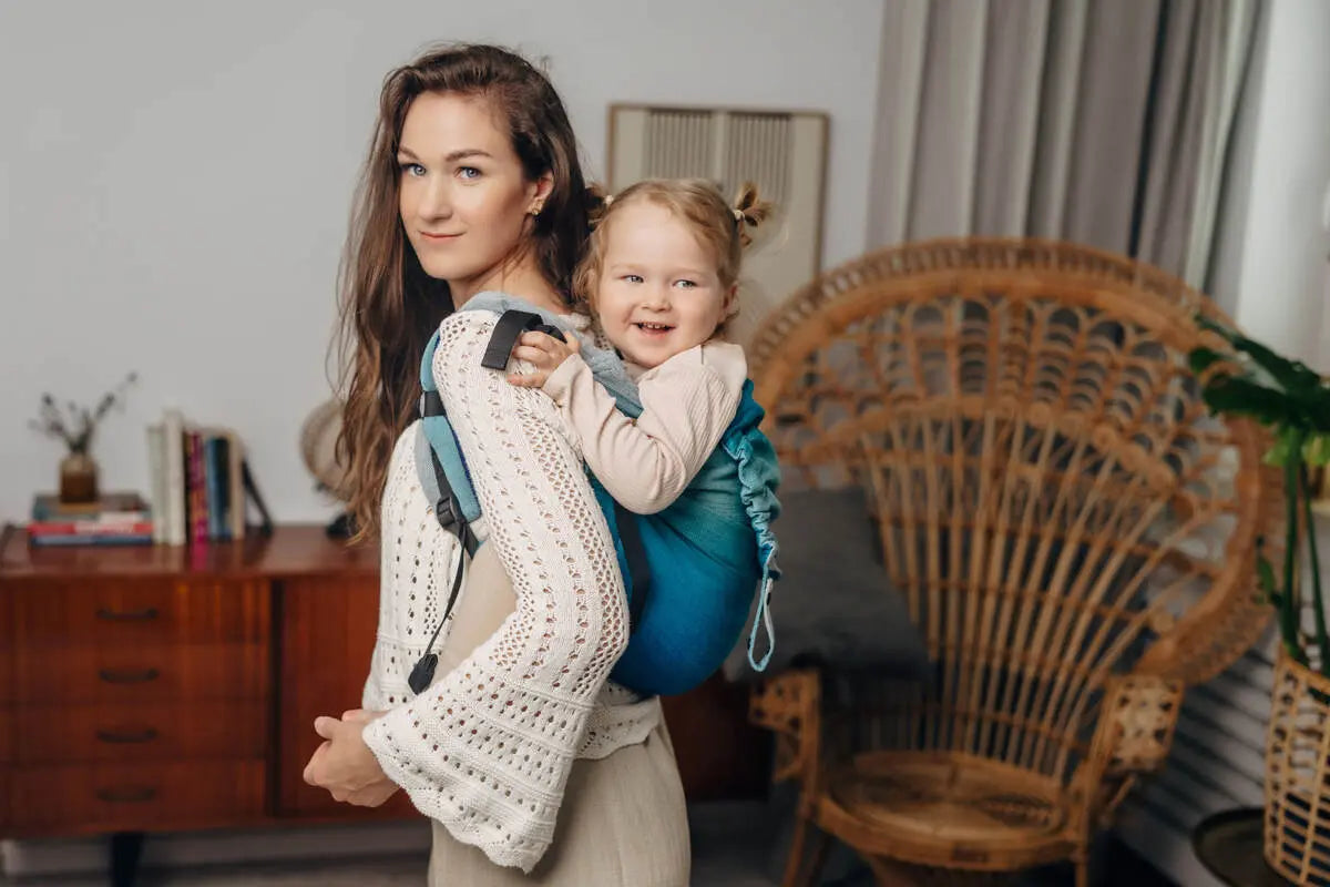 Lenny Buckle Onbuhimo PRO baby carrier, broken-twill weave (100% cotton) - AIRGLOW - Woven Baby Size - Preschool-Size - Standard-Size - Toddler   buckle_onbu_pro_carriers    #