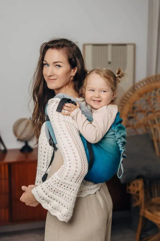 Lenny Buckle Onbuhimo PRO baby carrier, broken-twill weave (100% cotton) - AIRGLOW - Woven Baby Preschool   buckle_onbu_pro_carriers    #