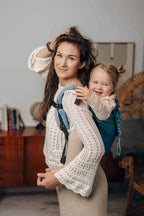 Lenny Buckle Onbuhimo PRO baby carrier, broken-twill weave (100% cotton) - AIRGLOW - Woven Baby Preschool   buckle_onbu_pro_carriers    #