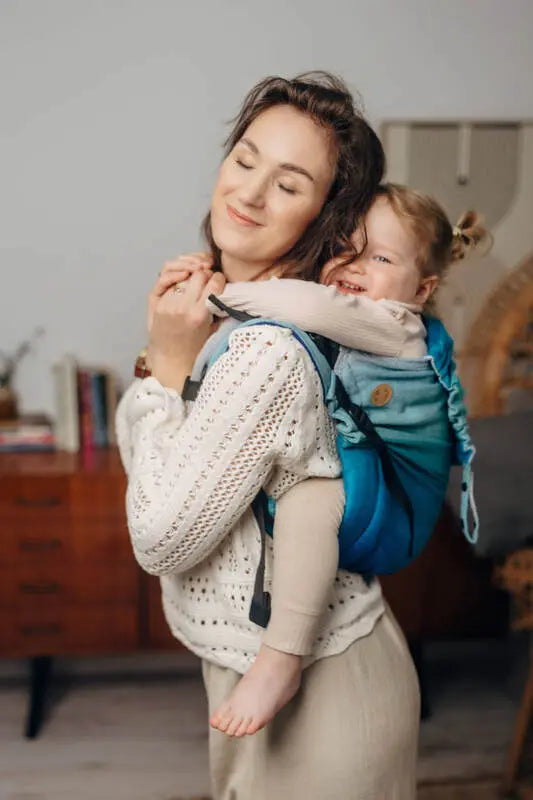 Lenny Buckle Onbuhimo PRO baby carrier, broken-twill weave (100% cotton) - AIRGLOW - Woven Baby Preschool   buckle_onbu_pro_carriers    #