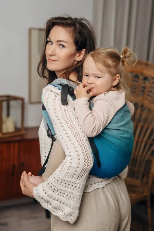 Lenny Buckle Onbuhimo PRO baby carrier, broken-twill weave (100% cotton) - AIRGLOW - Woven Baby Preschool   buckle_onbu_pro_carriers    #