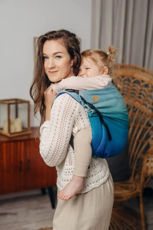 Lenny Buckle Onbuhimo PRO baby carrier, broken-twill weave (100% cotton) - AIRGLOW - Woven Baby Preschool   buckle_onbu_pro_carriers    #