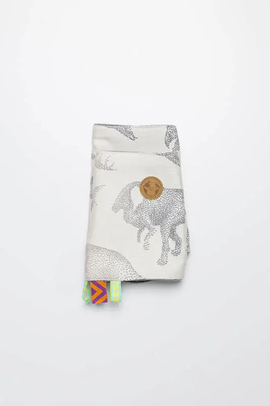 Drool Pads & Reach Straps Set, (60% cotton, 40% polyester) - JURASSIC - ICE DESERT - Woven Baby Title - Default Title   drool_pad    #